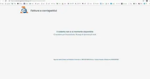 Fattura elettronica, sistema in tilt per altre tre ore