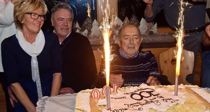 Davide Ferrari, 100 anni con il sorriso sulle labbra