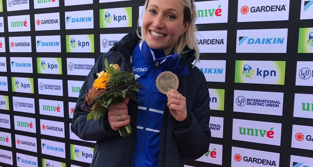 Francesca Lollobrigida bronzo europeo a Collalbo