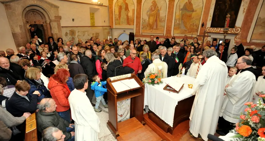 San Romedio invaso per la sagra nonesa
