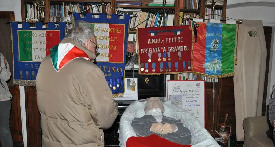 Bieno, l’ultimo saluto al partigiano “Radiosa Aurora”