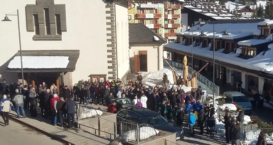 San Martino, il commosso addio a “Edo”