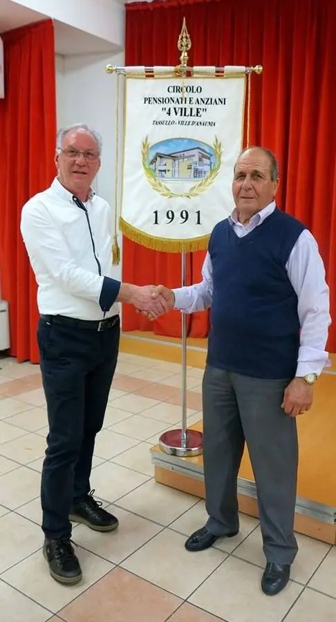 Tassullo, al Circolo Anziani staffetta Pinamonti-Valentini