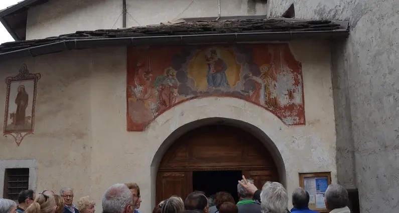 Studenti della terza età, visita alla chiesa di S. Rocco