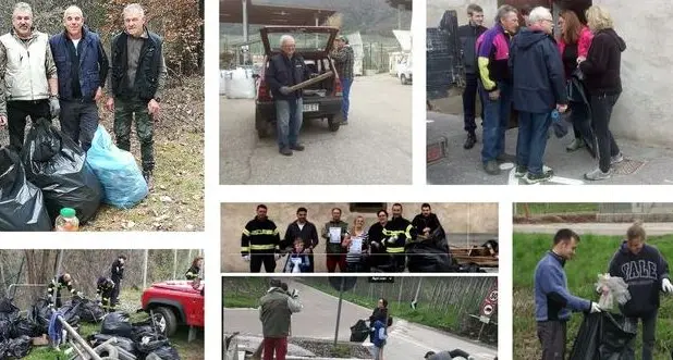 Ville d’Anaunia spazza via tutti i rifiuti