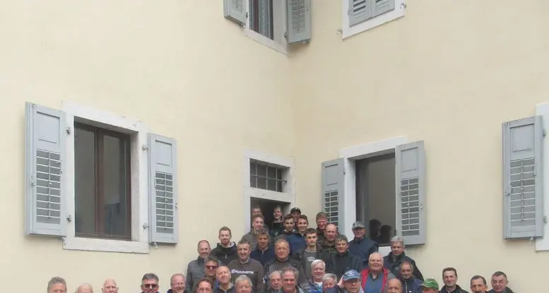 Il convento dei frati risistemato dagli alpini