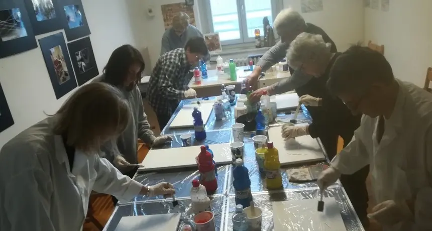 Un corso di pittura materica