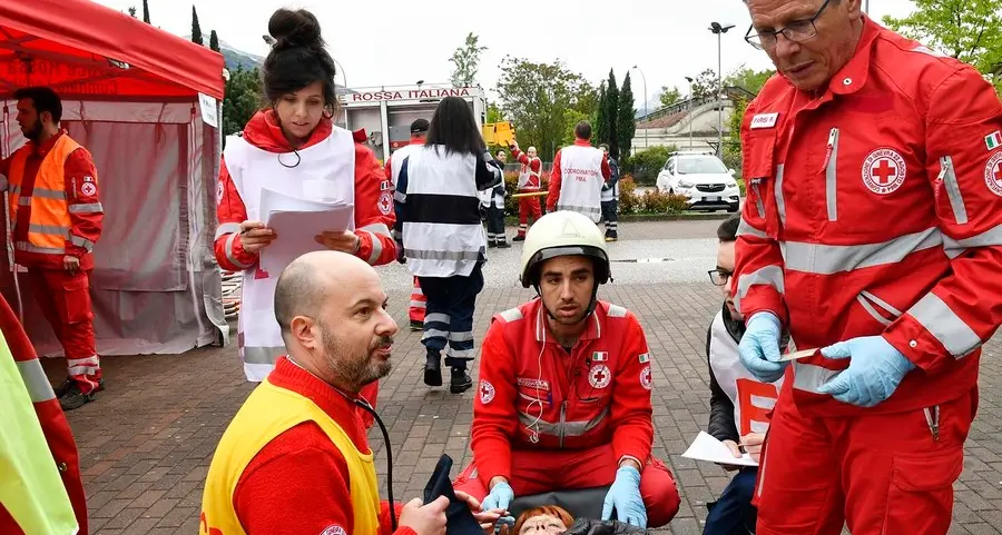 La simulazione “a sorpresa” I volontari Cri alla prova