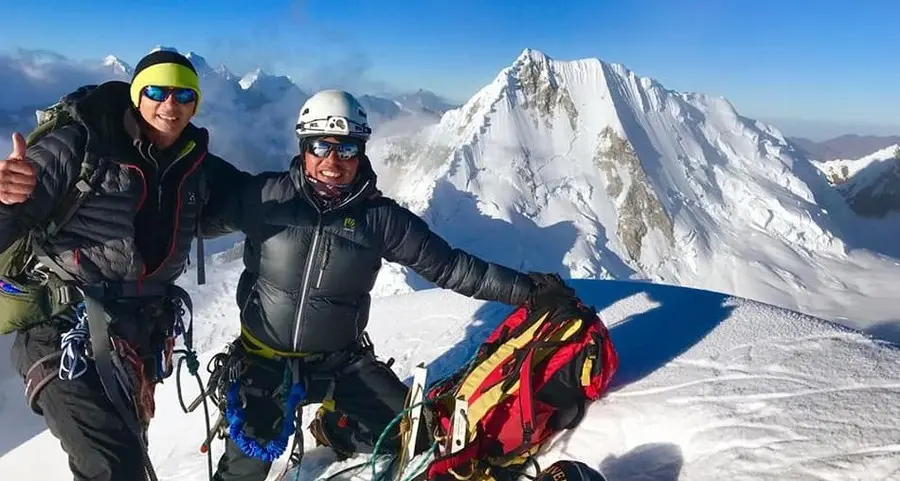 Il vessillo di Pergine sulla vetta più alta del Nord America