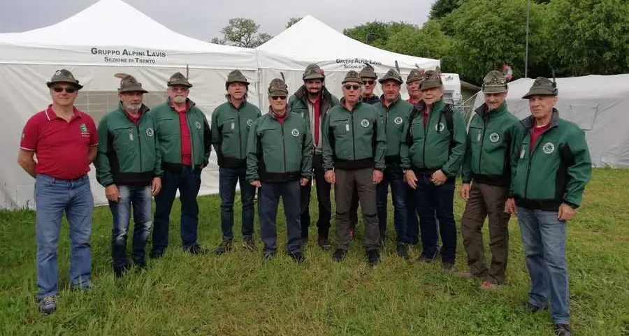 Gli alpini di Lavis: «È stata un’esperienza positiva»