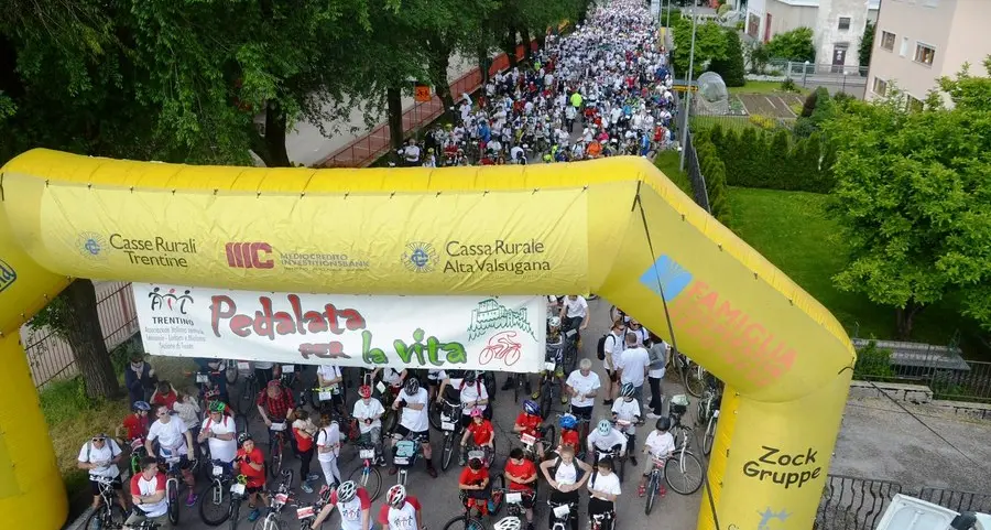 Pergine pronta a pedalare per combattere le leucemie