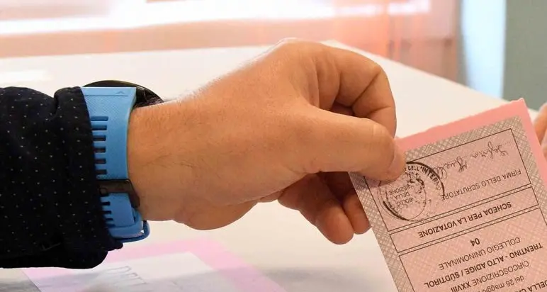 Boom dell’affluenza al voto in Trentino aumento del 7%