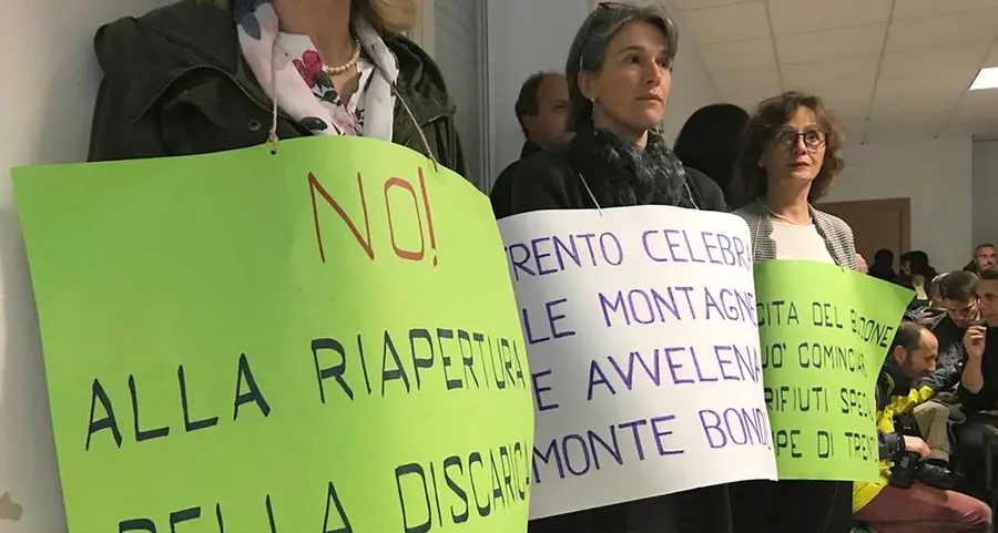 Sardagna, la discarica avanza tra le proteste dei residenti
