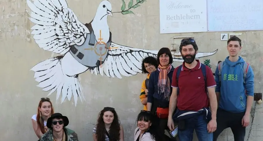 Sei studenti della Scuola Ladina a Betlemme