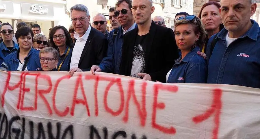 Mercatone Uno, Landini con i lavoratori