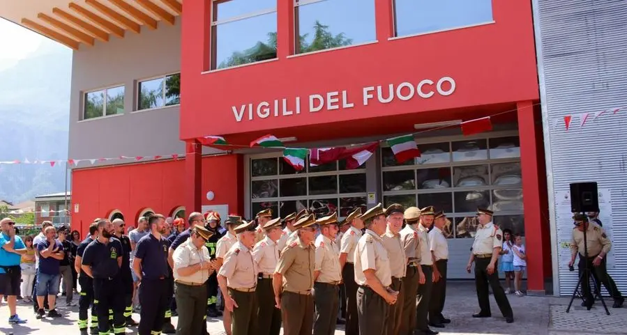 La nuova casa dei vigili del fuoco a Zambana