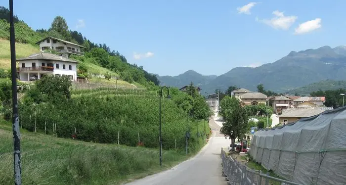 Lavori per allargare la strada