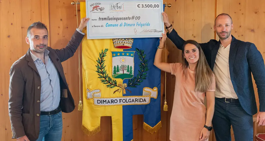 La band Like Floyd dona 3.500 euro a Dimaro Folgarida