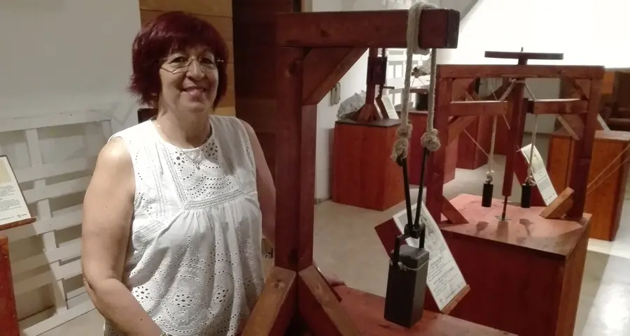 A Palazzo Pilati per un mese 21 macchine di Leonardo