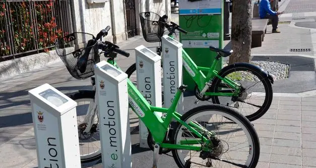Trento, 13 nuove postazioni di bike sharing E-motion