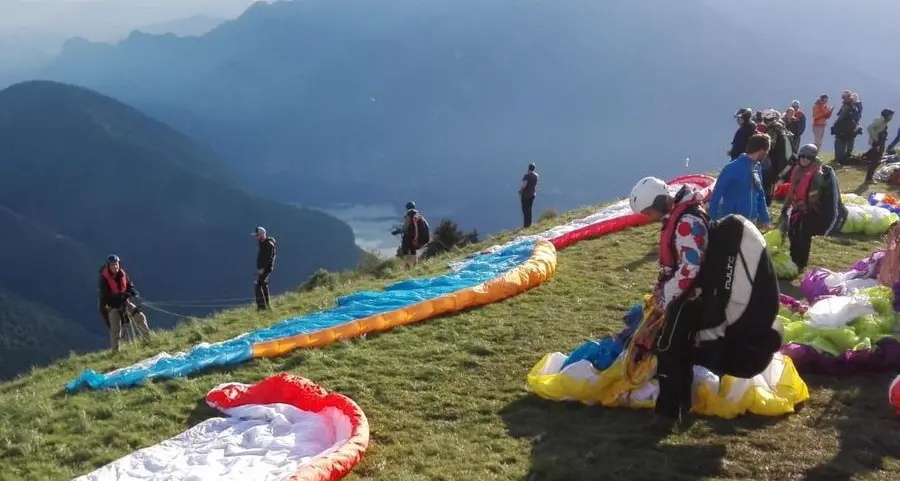 Il versante dell’Alpo paradiso dei parapendii