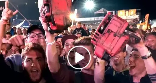 Mondiale Mtb le motoseghe dei tifosi in un video