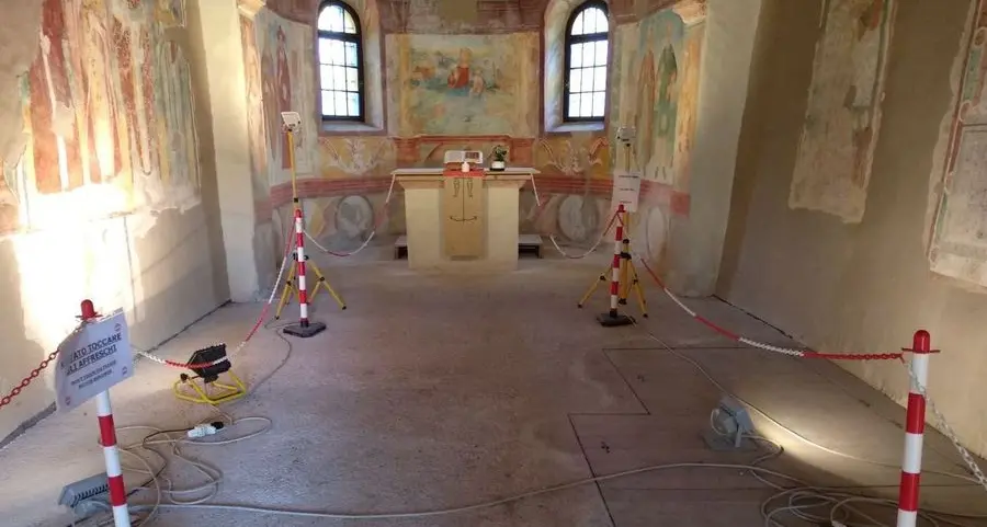 Levico, il degrado incombe sulla chiesetta di San Biagio