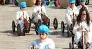 Bambini in gara per l’Unicef con le auto a pedali