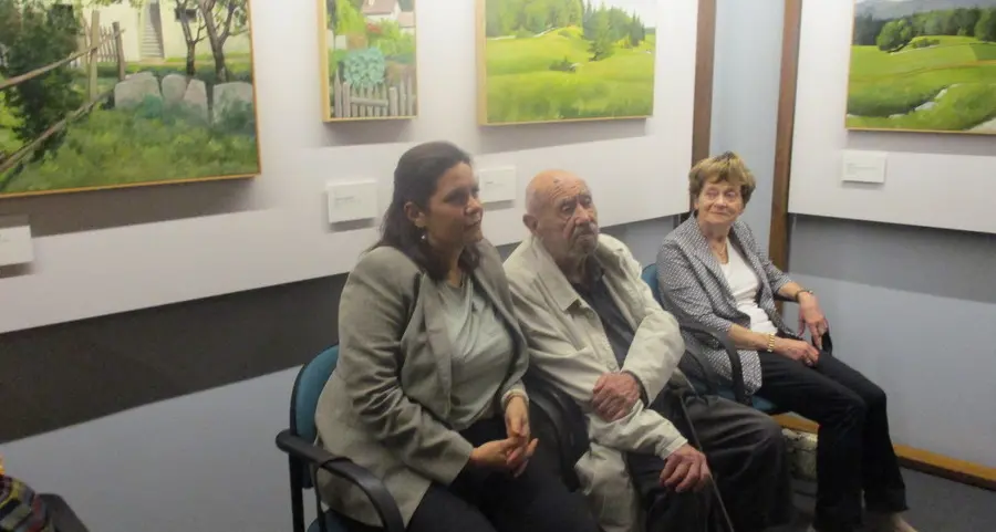 L’omaggio di Lavarone al pittore Serge Micheloni