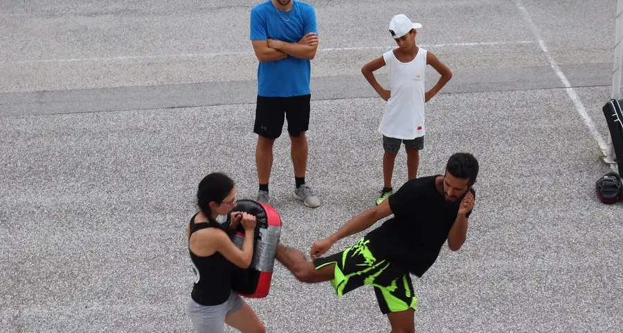 Nei parchi di lavis ora ci si diverte con il kick boxing