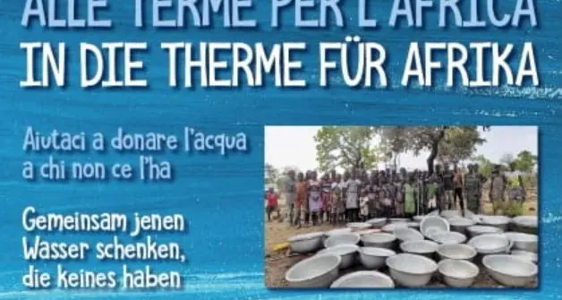 Merano, se vai alle Terme doni acqua all'Africa