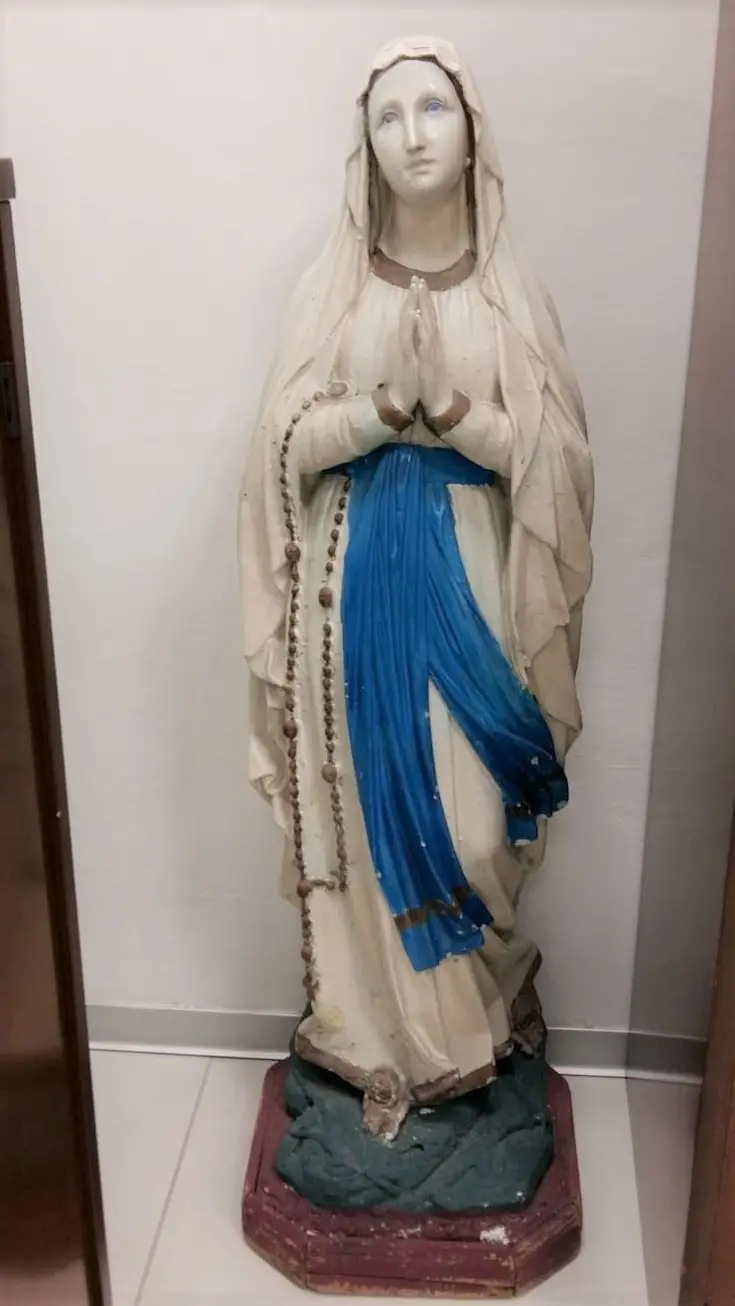 Trento, ritrovata la statua della Madonna rubata dalla scuola materna Tambosi
