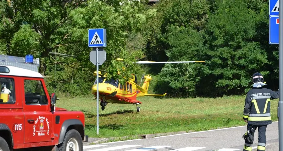 Elisoccorso in azione per salvare un infartuato