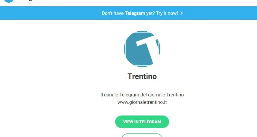 Il Trentino sbarca su Telegram con le top news