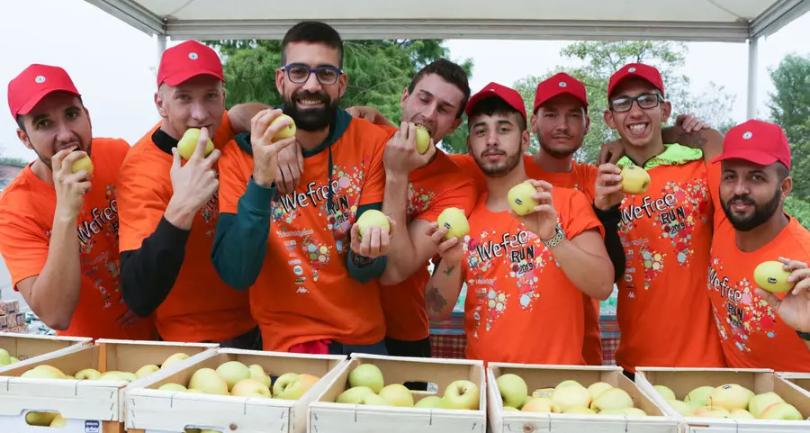 Le mele di Melinda ai 2.000 runner di San Patrignano