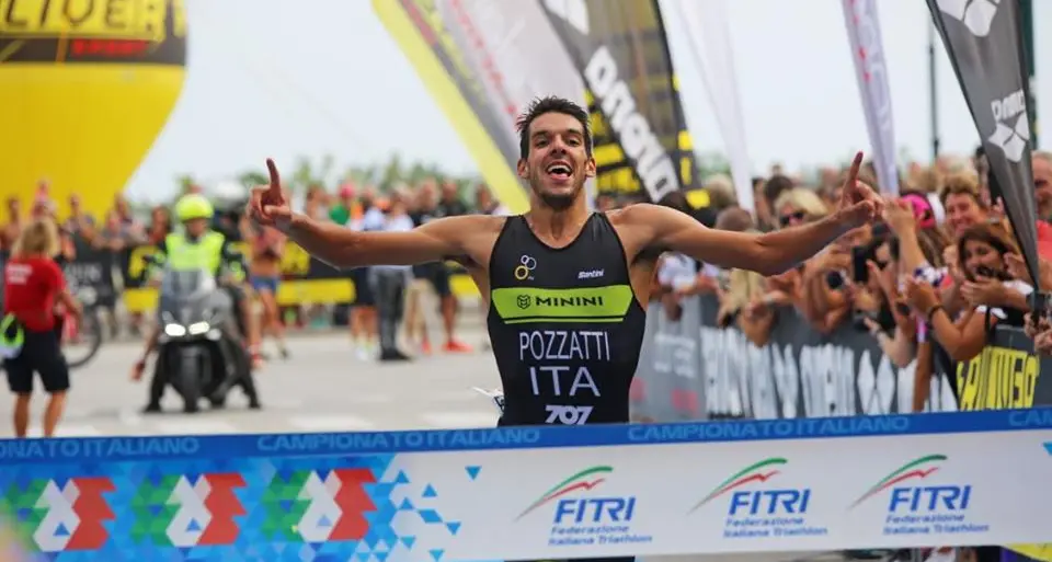 Titolo italiano Sprint per il trentino Gianluca Pozzatti