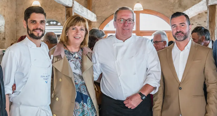 In 250 allo showcooking con il radicchio di Huber e Gallina