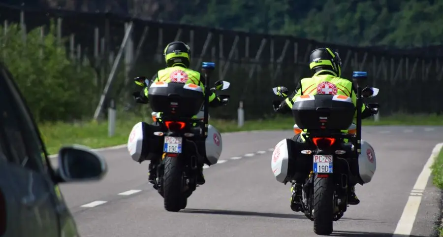 Croce Bianca, in Alto Adige il soccorso arriva anche in moto
