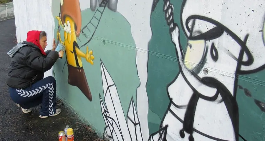 Sempre più belli i murales verso Serso