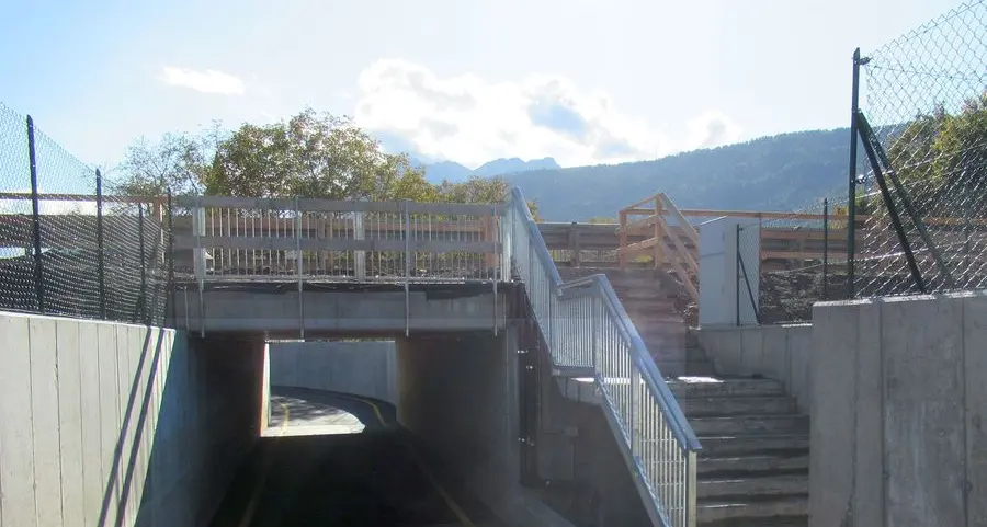 Sottopasso hi-tech quello realizzato in località Rastel