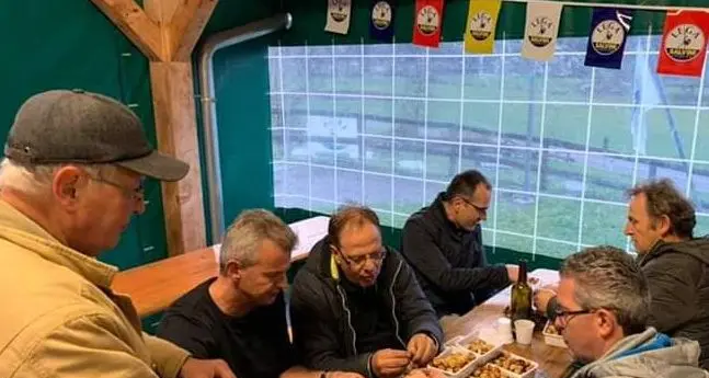 Castagnata leghista alla Pineta