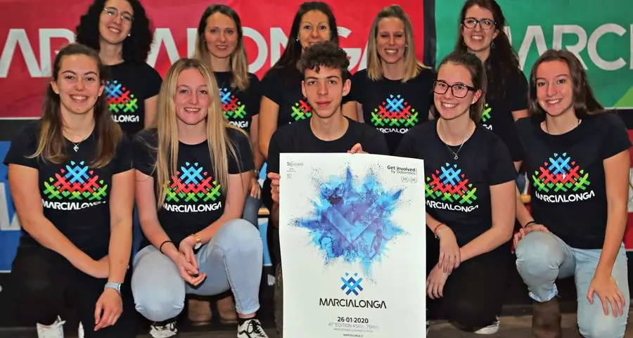 I volontari della Marcialonga in festa