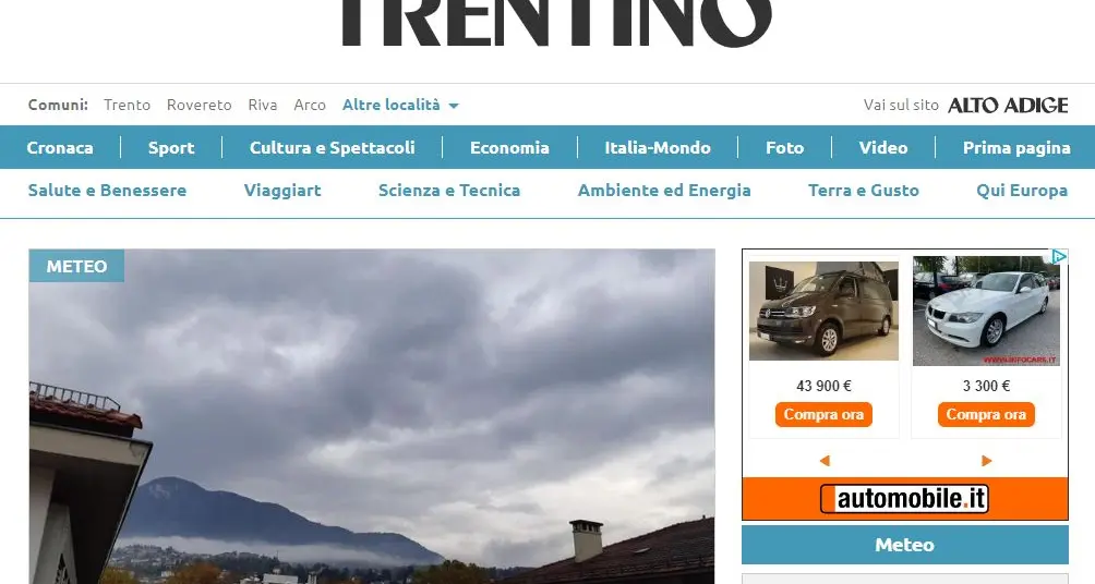 Attiva le notifiche, il Trentino ti aggiorna sulle notizie più importanti del giorno