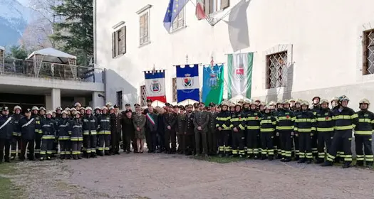 A Vattaro la festa per gli ottanta vigili del fuoco