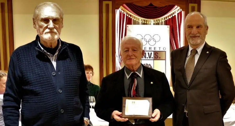 I riconoscimenti dai Veterani dello sport di Rovereto