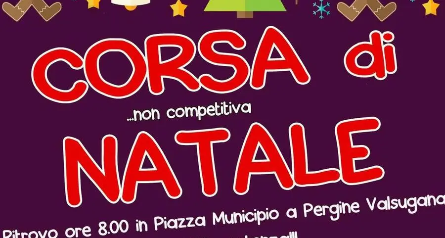 A Pergine la corsa di Natale