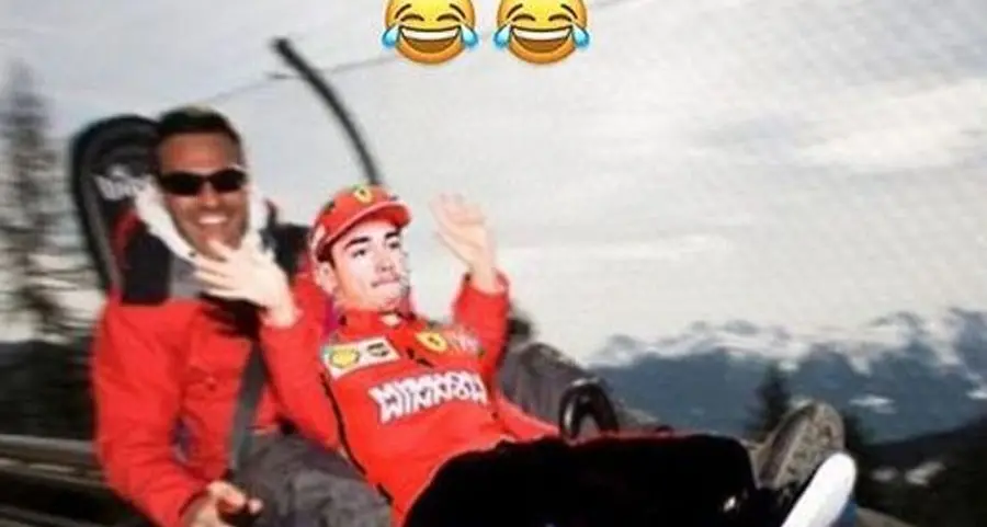 Leclerc scherza sul “Coaster”