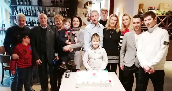 Festeggiati a Cembra gli 80 anni di Cosimo Ripa
