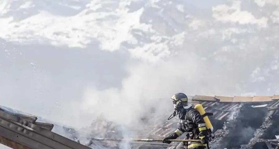 Il fuoco non ha compromesso casa Gosetti