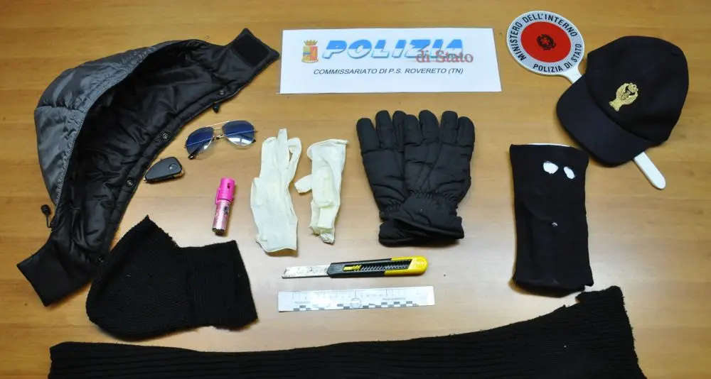 Rovereto, tentata rapina in sala giochi, arrestato 45enne